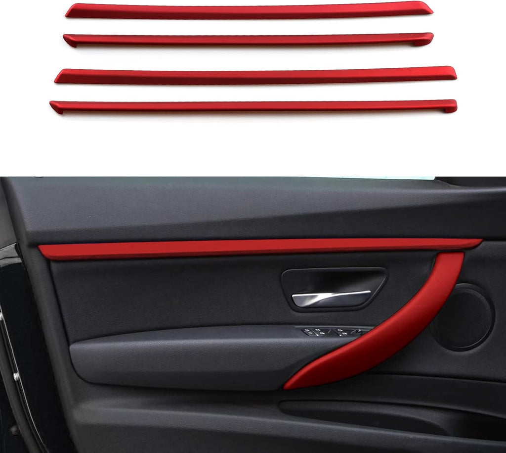 2PCS Car Door Handles Cover Sticker Decal ABS Trim (Blue) R2920
