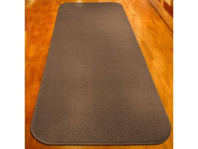 Toffee Brown 16 ft. x 27 in. Skid-Resistant Carpet Runner S1911