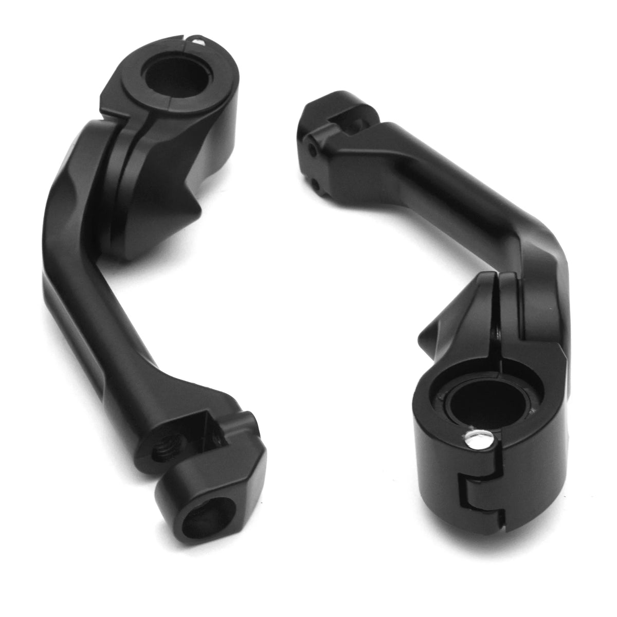 Black Angled Adjustable Highway Foot Peg Mounting Kit, 1 Pair D922