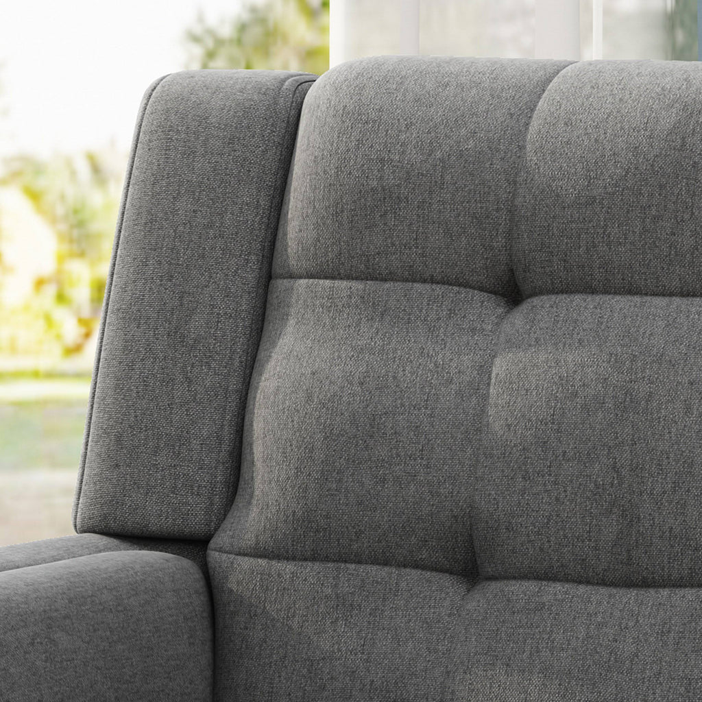 Beige Fabric Arm Chair E661