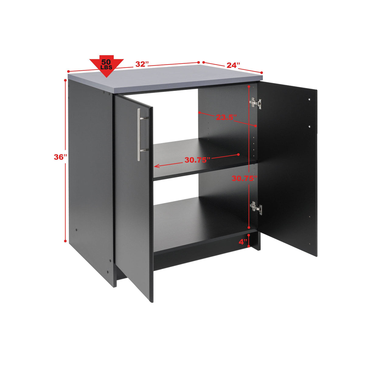 Black Base Cabinet V9569
