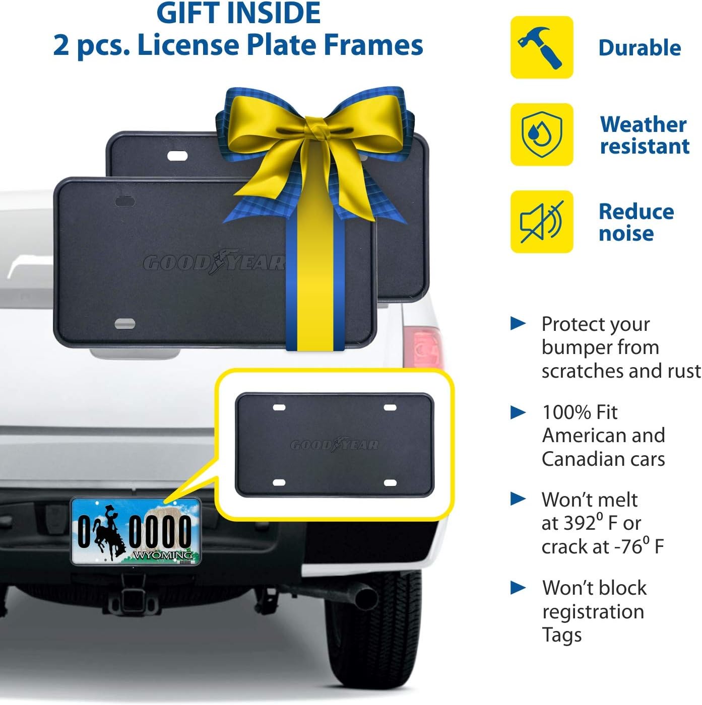 4 Pcs Shatterproof Side Window Deflectors B353