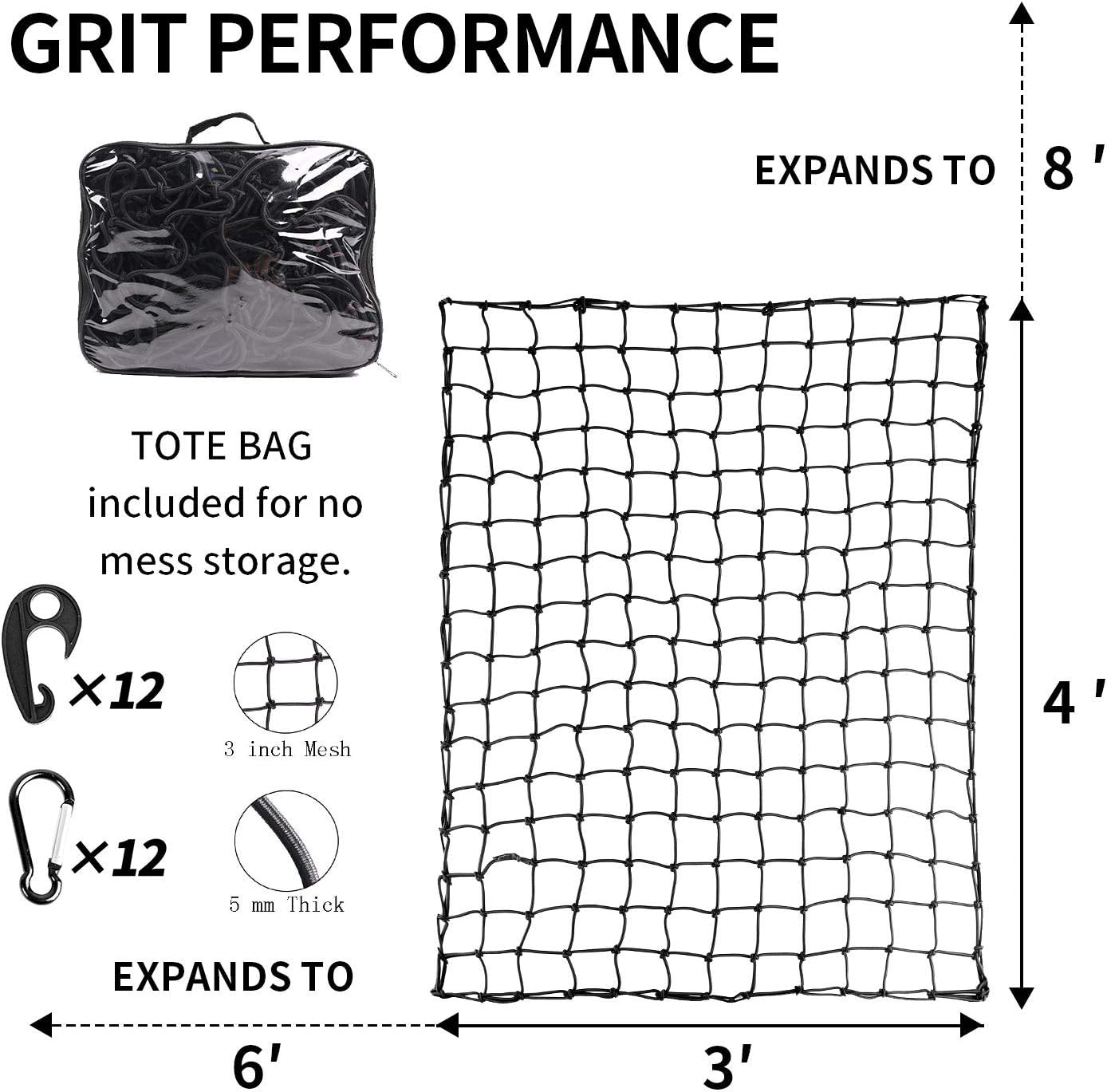 Roof Rack Cargo Basket Set with Cargo Net and Bungee Net R831728