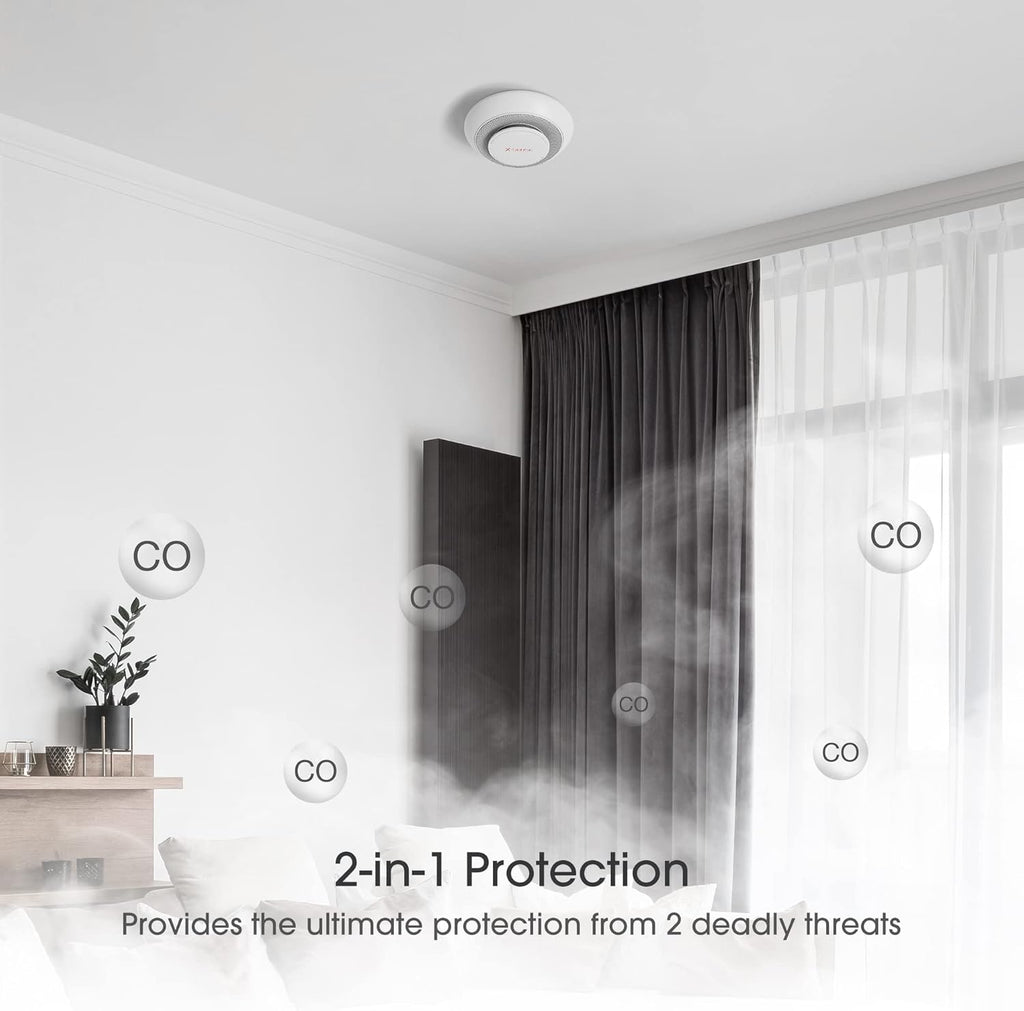 3-Pack Wireless Smoke Carbon Monoxide Detector Alarm Q369189