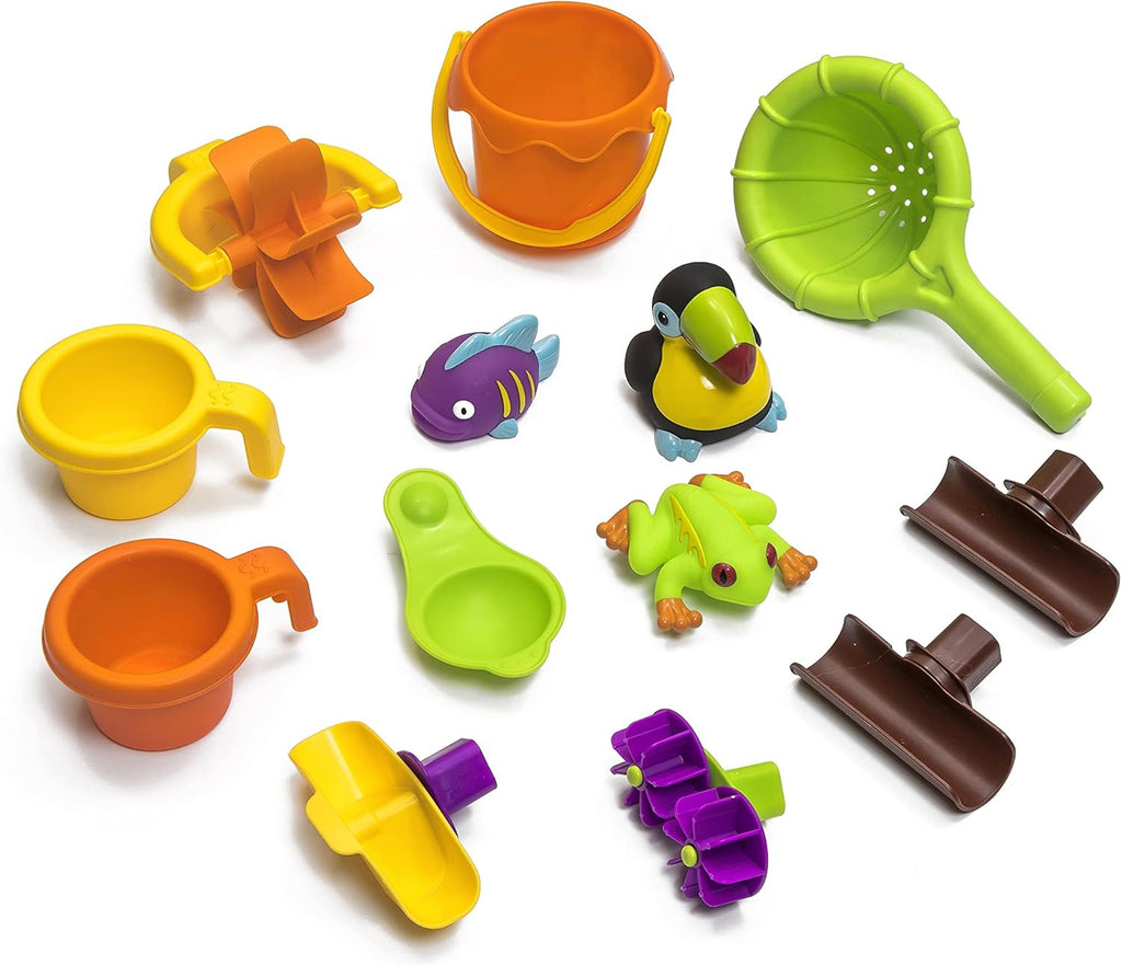 Colorful Kids Water Play Table with 13-Pc Accessory Set K240