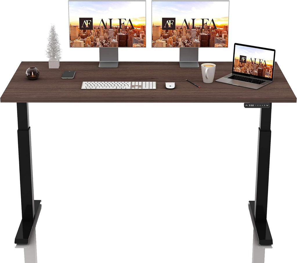 Electric Standing Desk with 4 Pre-Set Memory Q579588