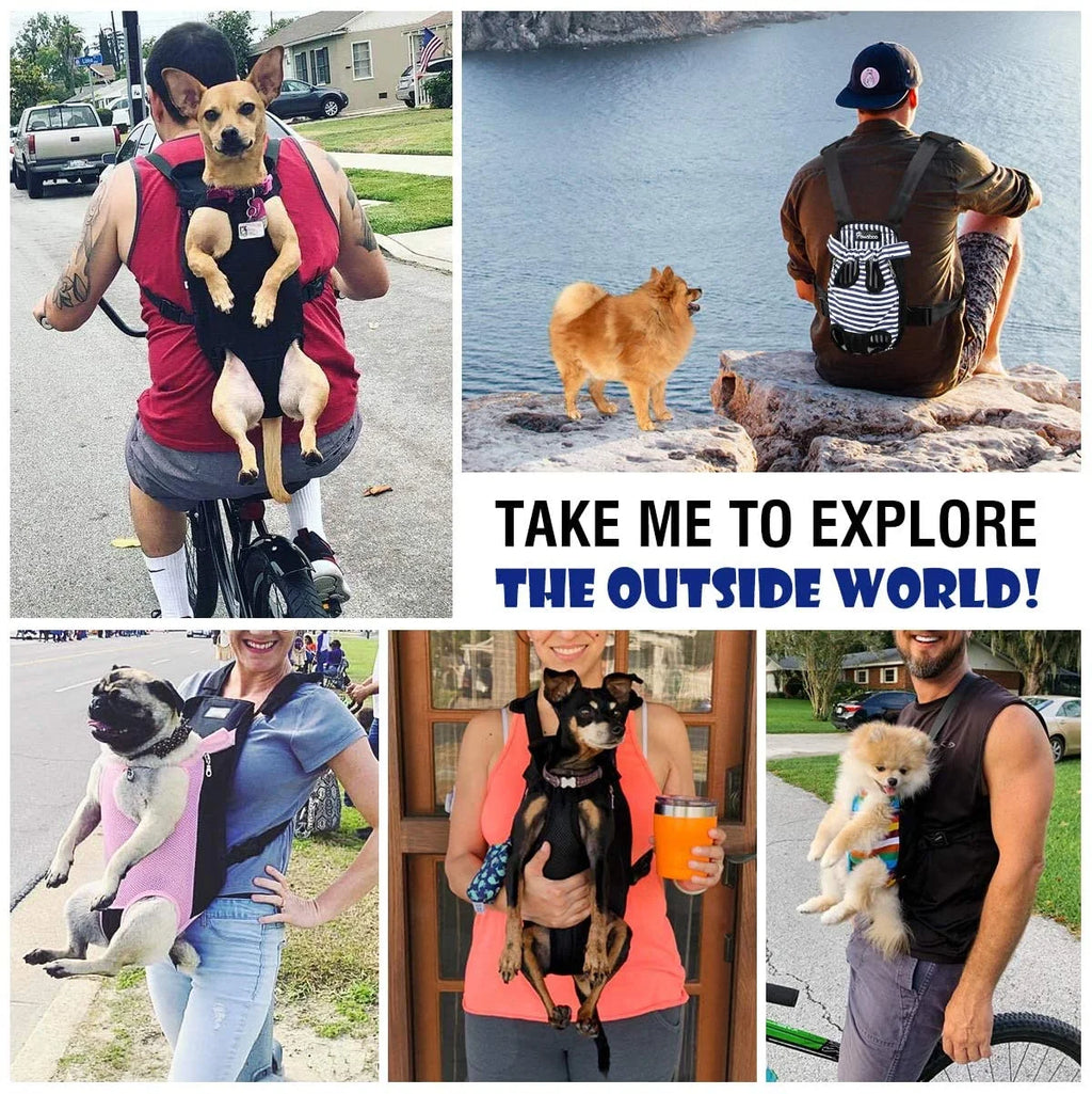 Pet Carrier Backpack Travel Bag for Small Medium Dogs Cats Puppies B76890