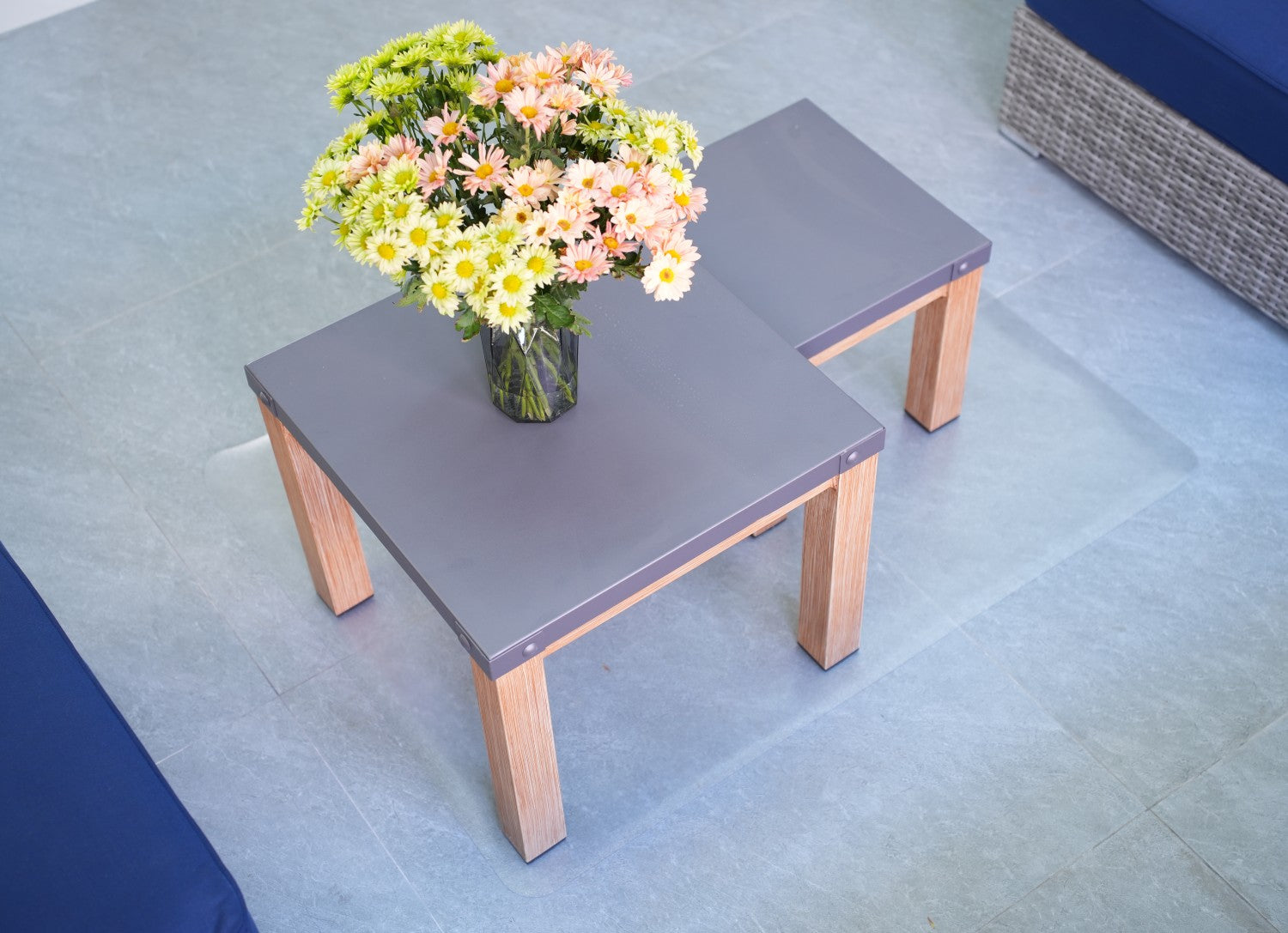 Clear PVC Chair Floor Mat for Hardwood Floor L87706