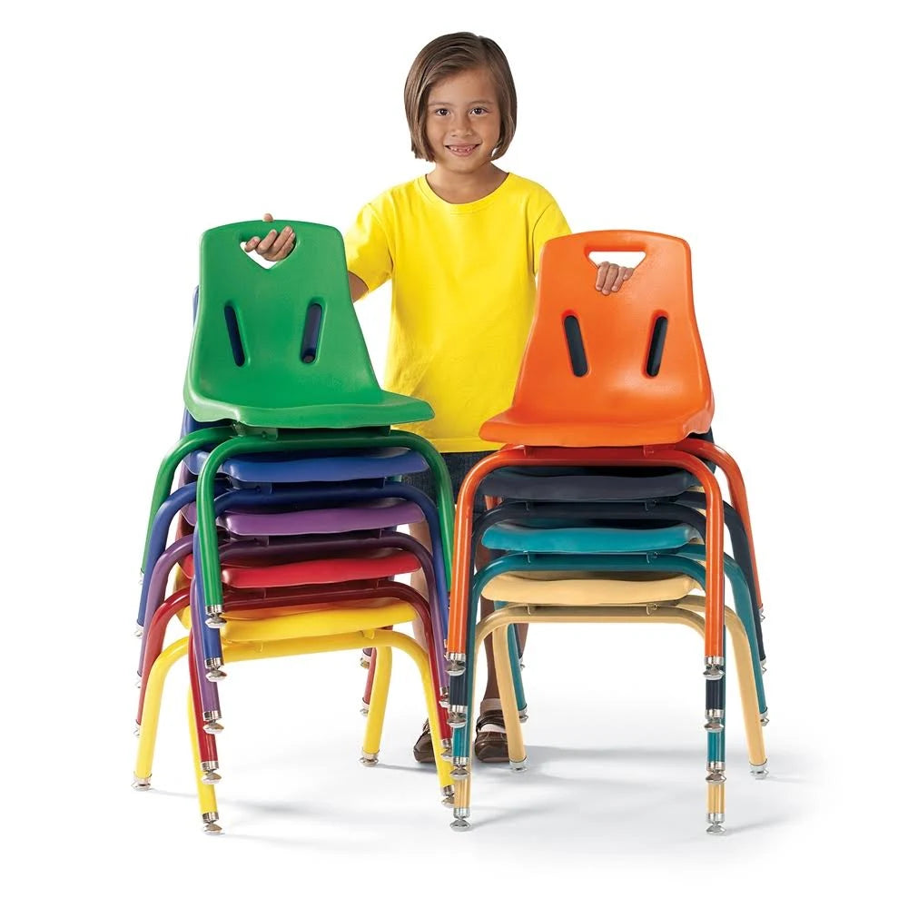 Teal Stacking Chairs Set of 6 C818