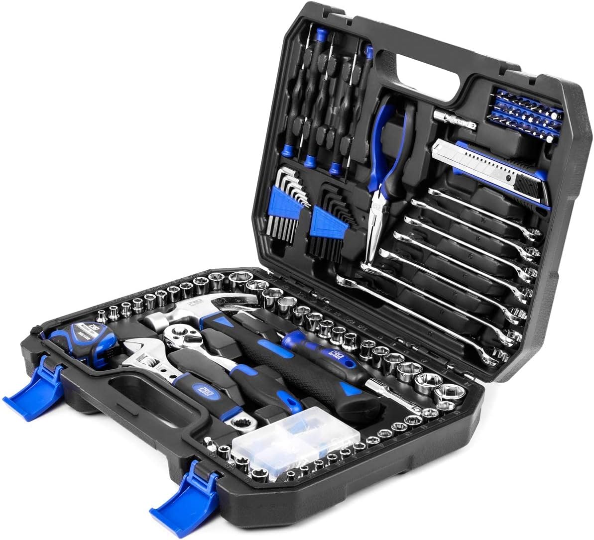 148-Piece Hand Tool Set with Toolbox Storage Case F550318