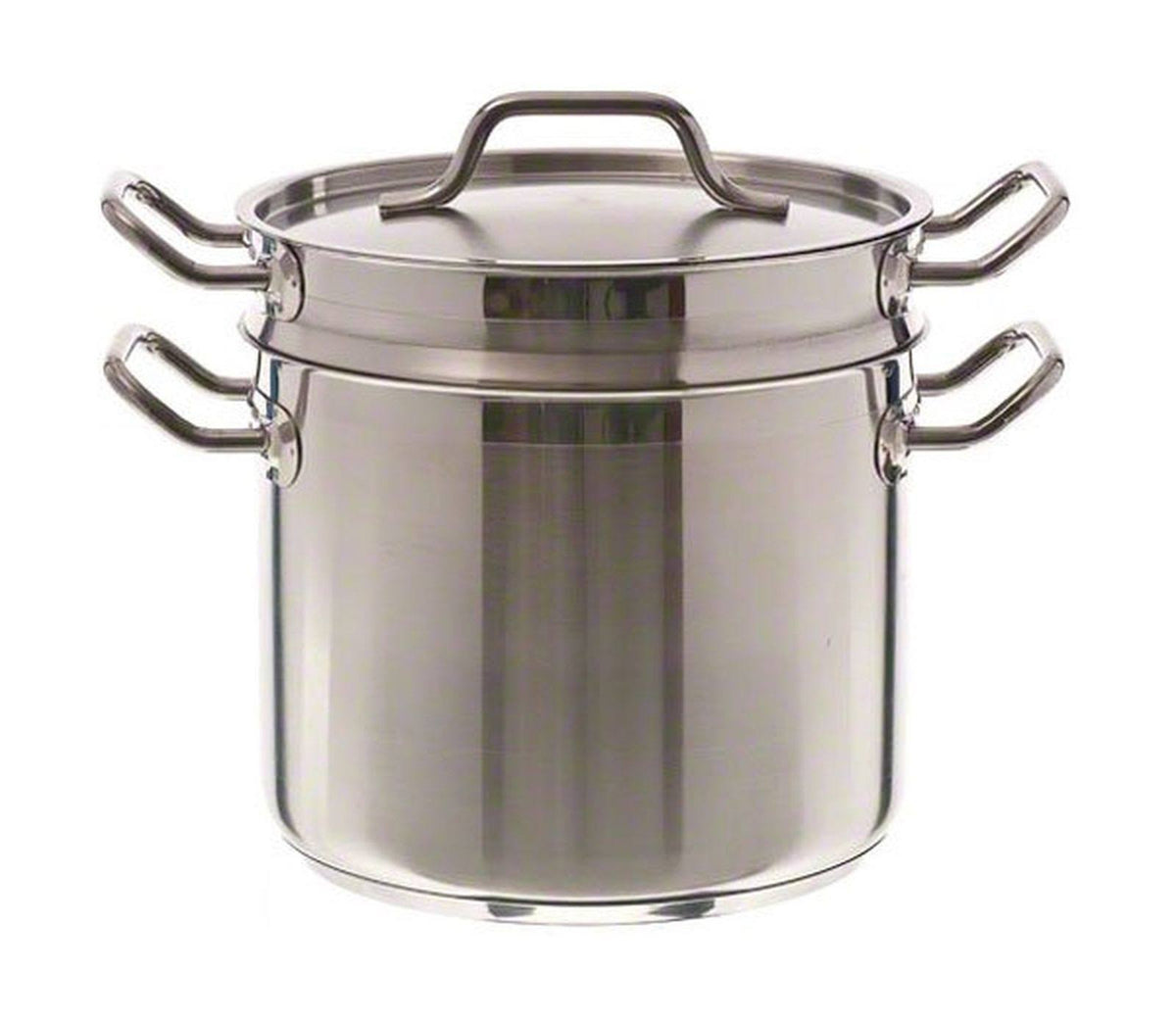 12 qt Induction Ready Stainless Steel Double Boiler with Cover R764