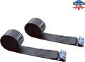 Blue Tie Down Straps Pack of 4 Heavy Duty Winch Strap with Flat Hooks K352