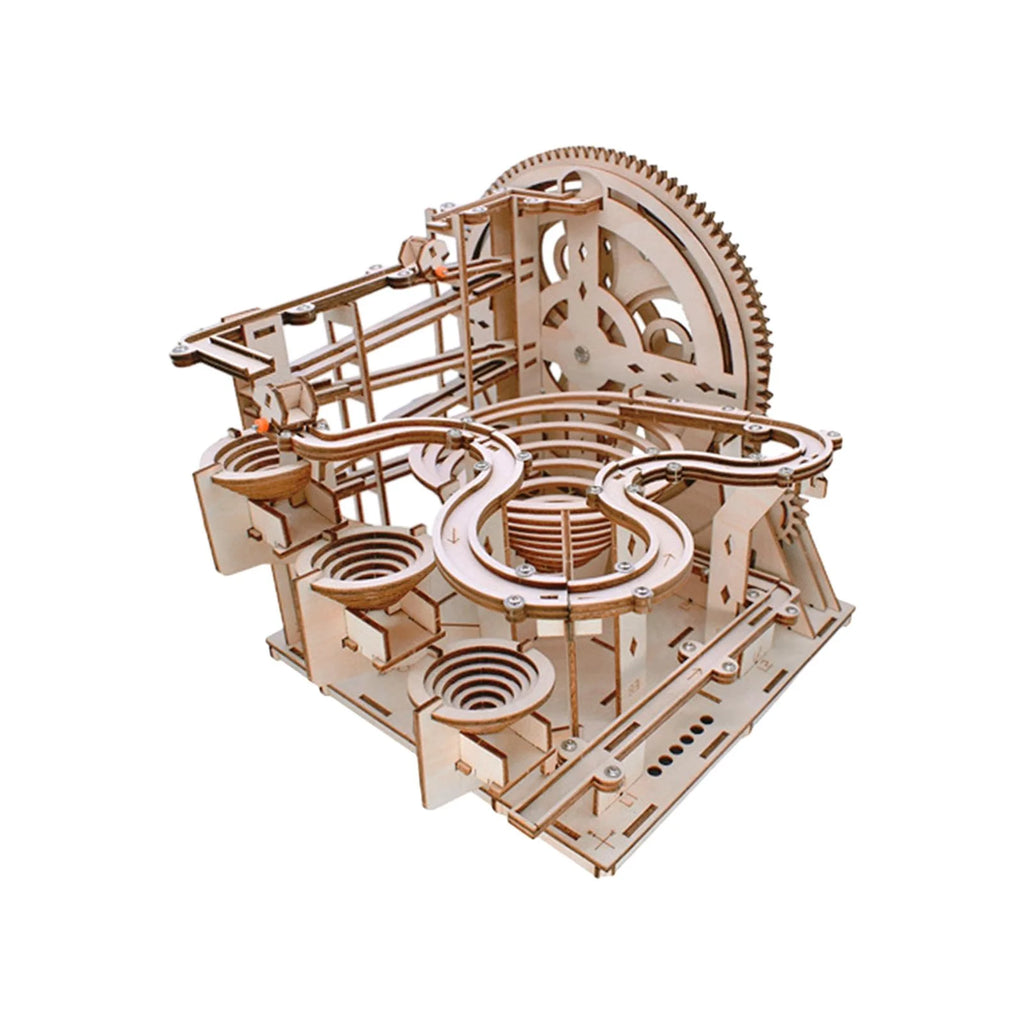 DIY Wooden 3D Puzzle Marble Run Building Kits Construction Play Set C236