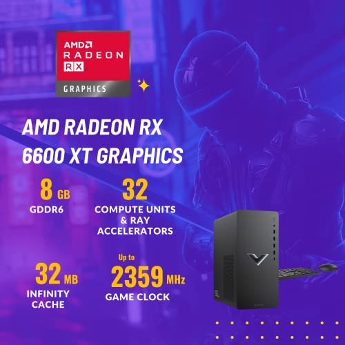 32 GB RAM 2 TB PCIe SSD Radeon RX 6600XT Gaming Desktop E293558