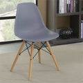 Gray Mid-Century Side Chair (Set of 2) E7487