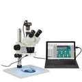 Trinocular Stereo Microscope with 56-LED Ring Light I893