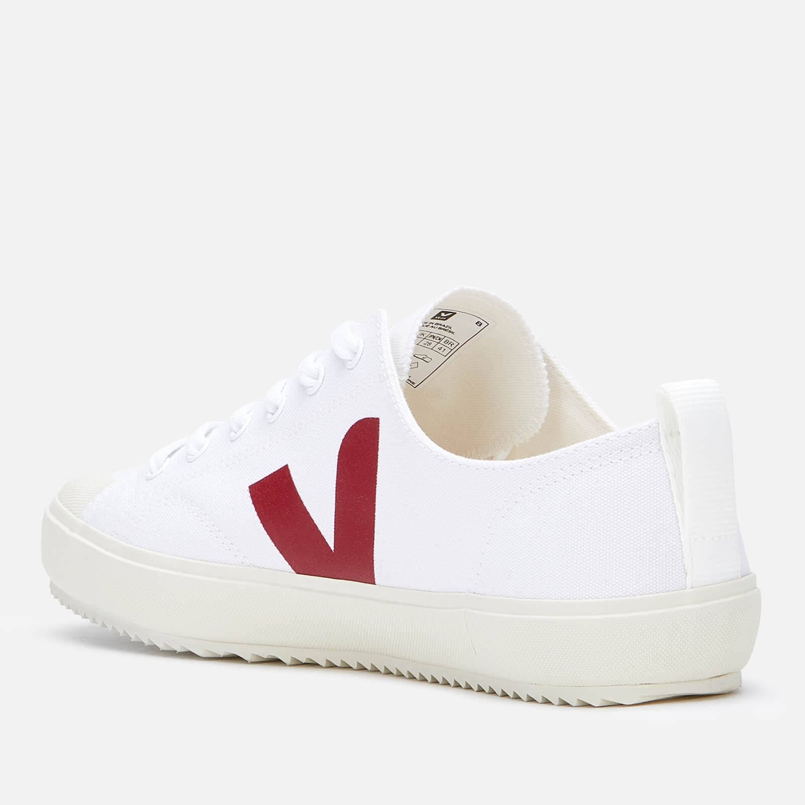 White Canvas Low Top Trainers K283