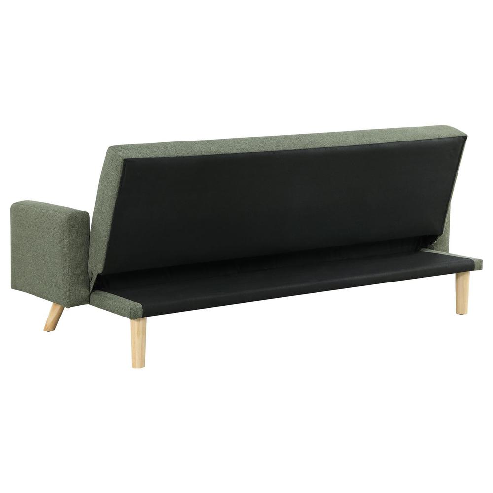 Sage Green Fabric Upholstered Convertible Sofa Bed U613