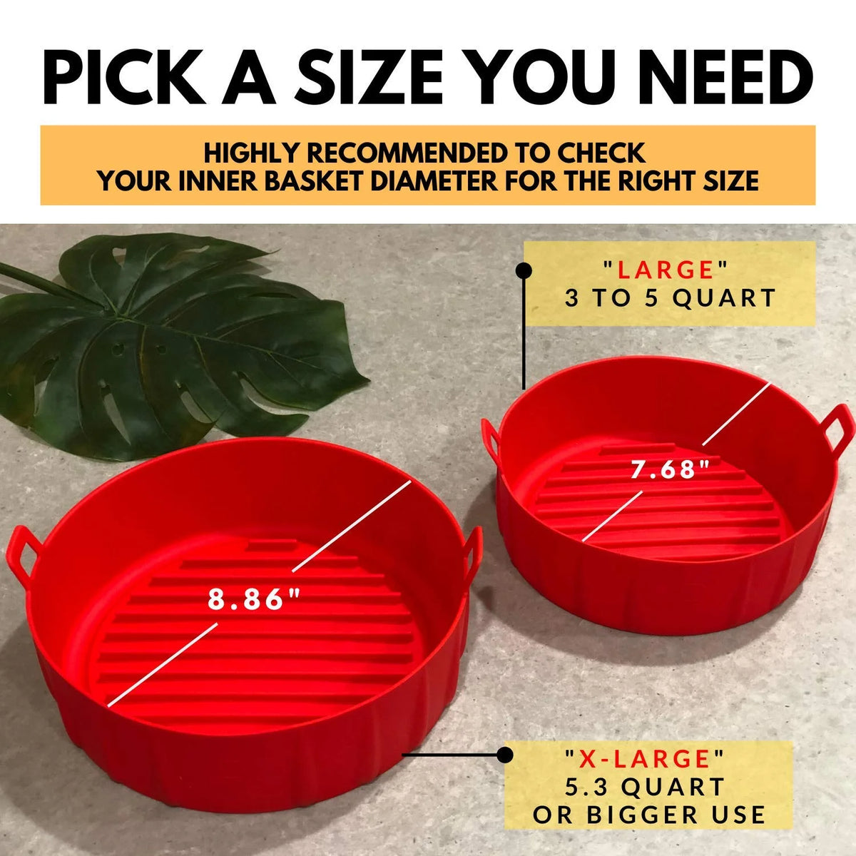 Air Fryer Silicone Pot Liner O595054