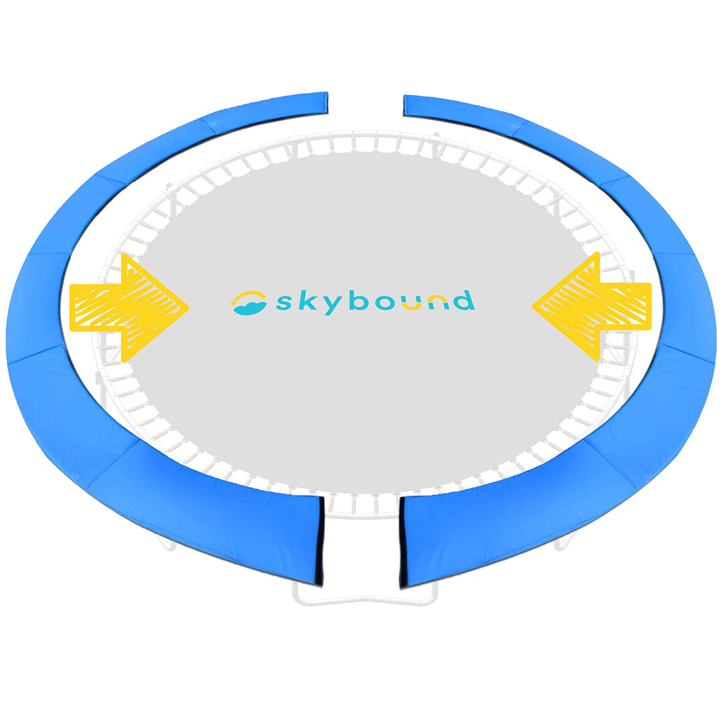 Trampoline Safety Pad for 15FT Frame, Two Pieces I898