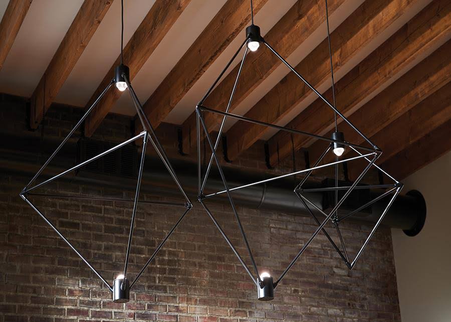 Matte Black LED Chandelier T72116