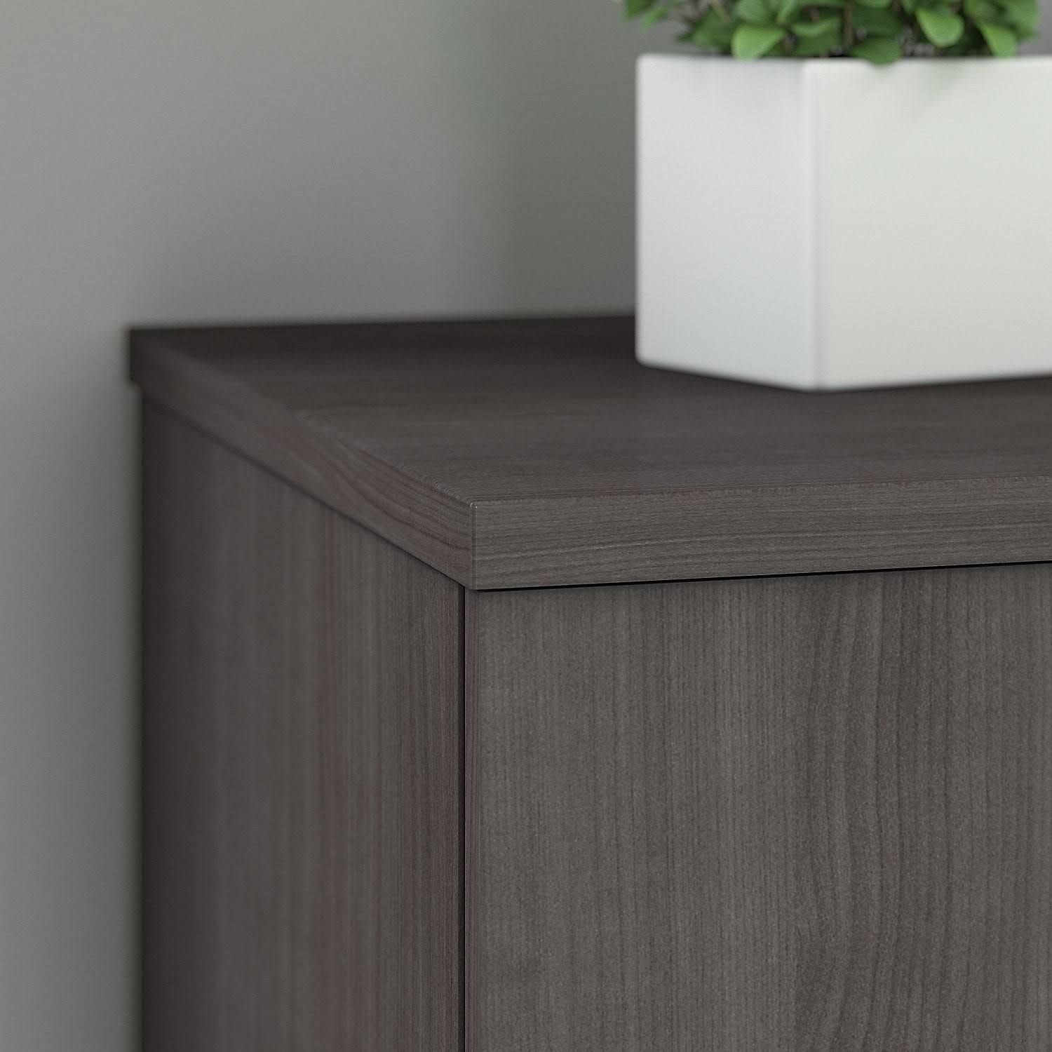 2 Drawer Lateral File Cabinet, 36W, Platinum Gray V42686