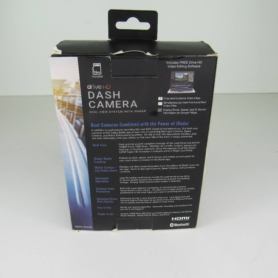Dash Camera Dual System J86393