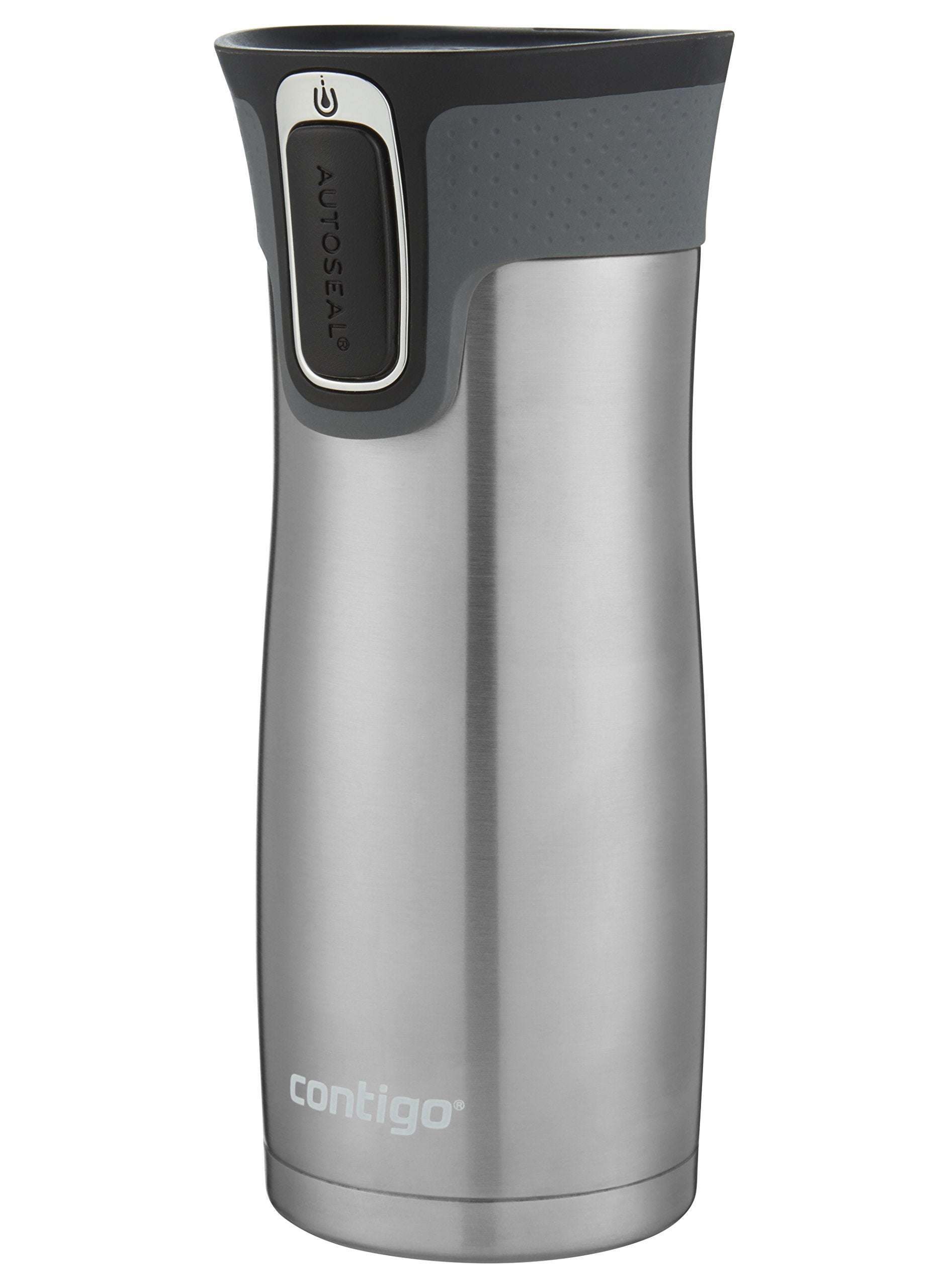 16 Oz Stainless Steel Travel Mug, 2-Pack V813