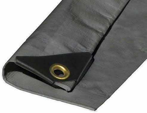 14x30 Extra Heavy Duty 12 Mil Silver Tarp S797