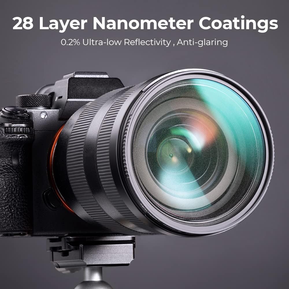 67mm Black Diffusion 1/4 Filter with 28 Multi-Layer Coatings Pack of 2 F43875