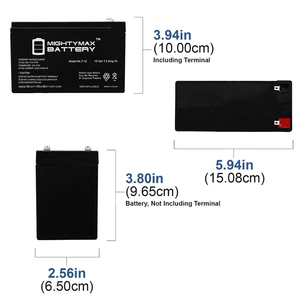 12V 7Ah Weatherproof Stealth Cam Battery Box - 10 Pack H181