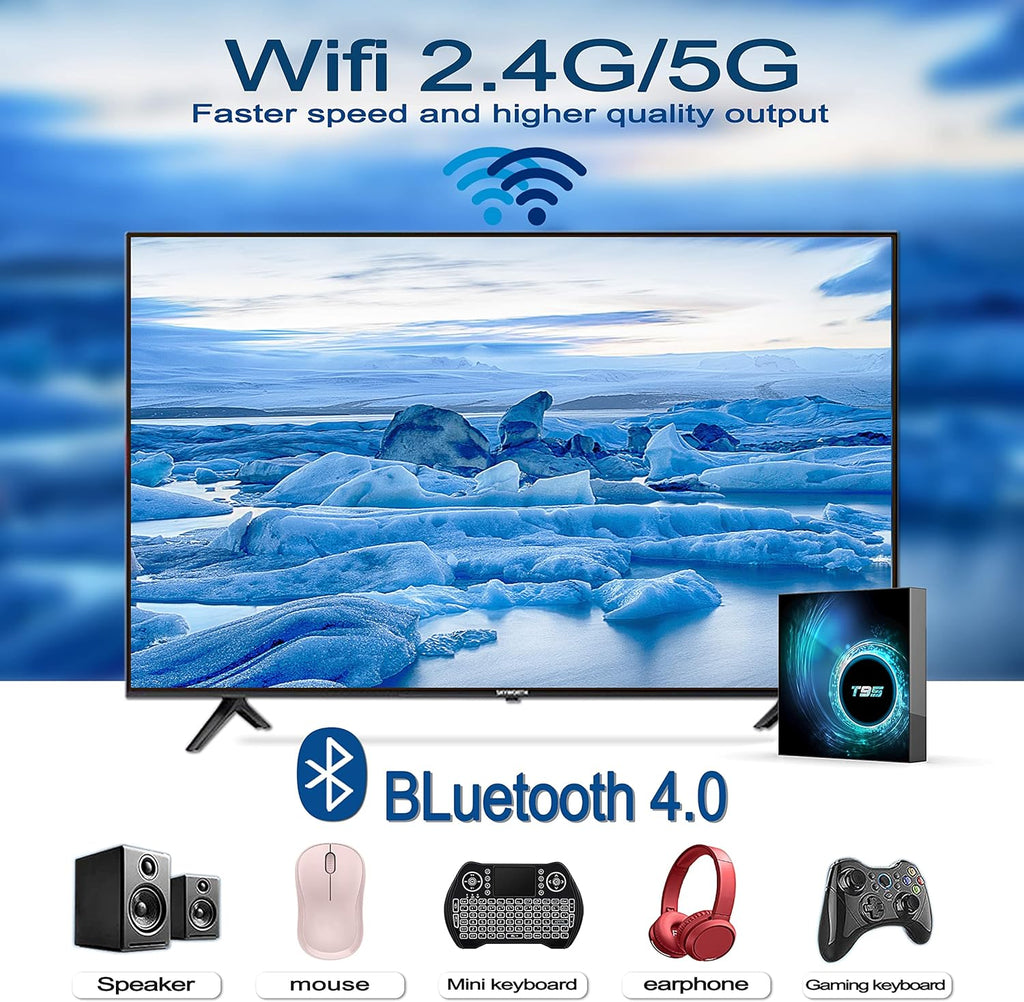4GB RAM 128GB ROM Android TV Box Pack of 2 J34263
