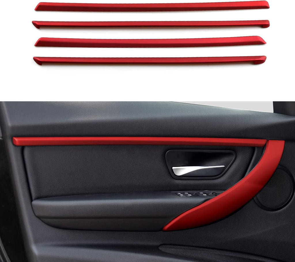 2PCS Car Door Handles Cover Sticker Decal ABS Trim (Blue) R2920
