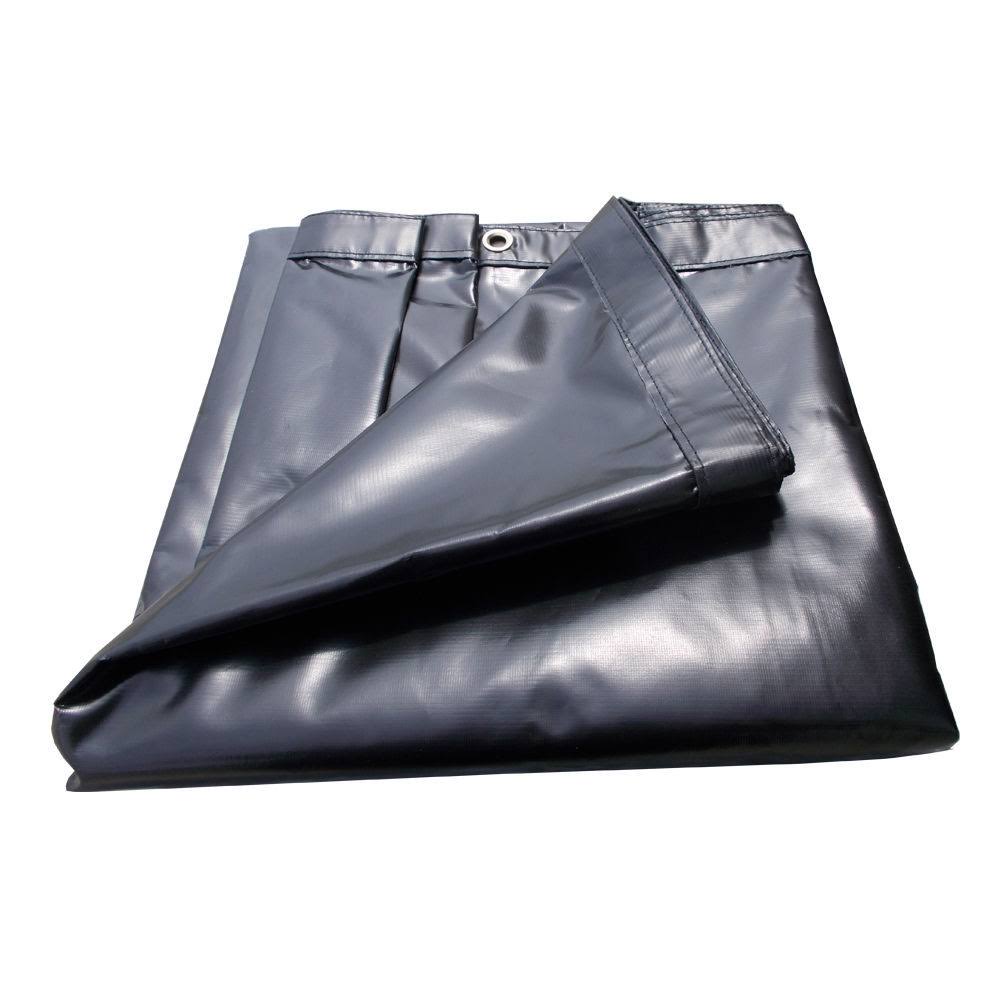 Black Flatbed Truck Tarp R633