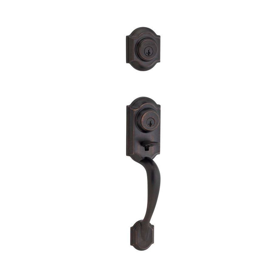 Venetian Bronze Single Cylinder Handleset T581