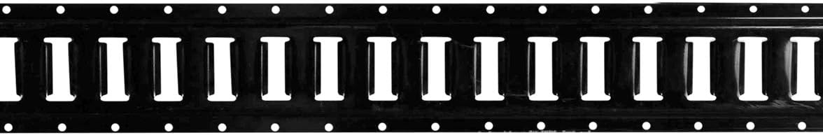 14 Pieces Black E Track Rails and Accessories X809