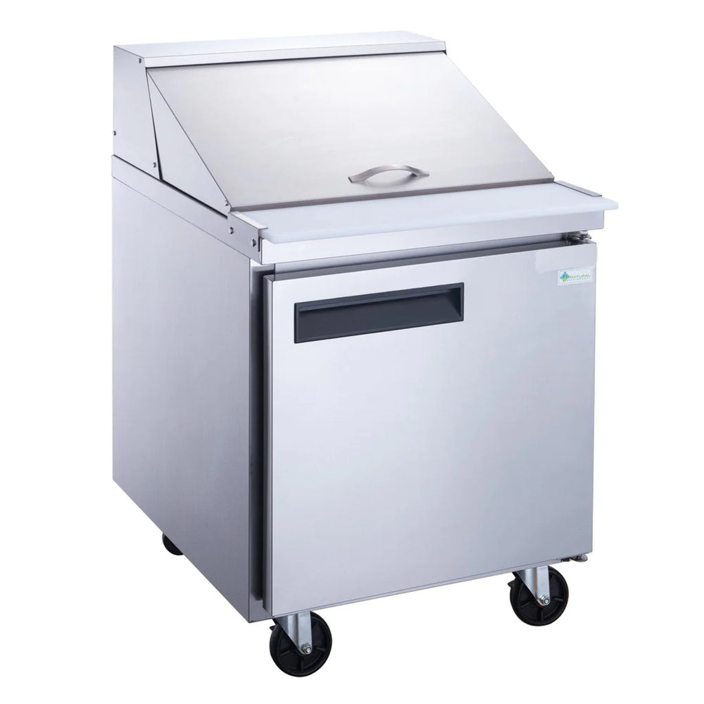 29 Megatop Refrigerated Sandwich Prep Table with 1 Door and 12 1/6 Pans M93606