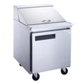 29 Megatop Refrigerated Sandwich Prep Table with 1 Door and 12 1/6 Pans M93606