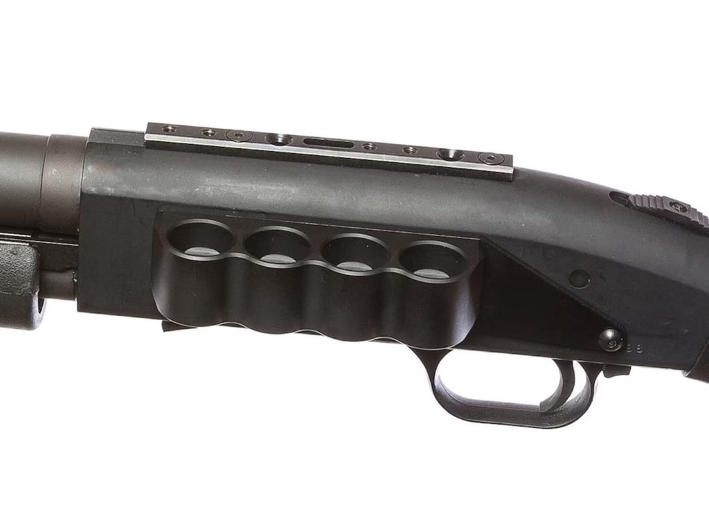 SureShell Aluminum Carrier for Moss 500/590 and Mav 88, 12-GA, Bla N30680