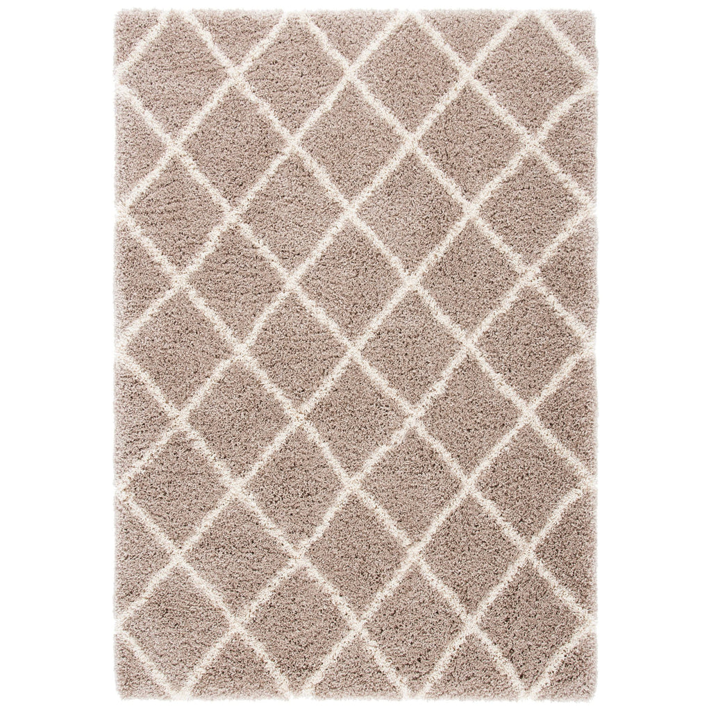 Ivory / Navy Shag Rug M30715