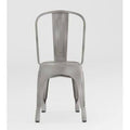 Metal Slat Back Stacking Side Chair T94983