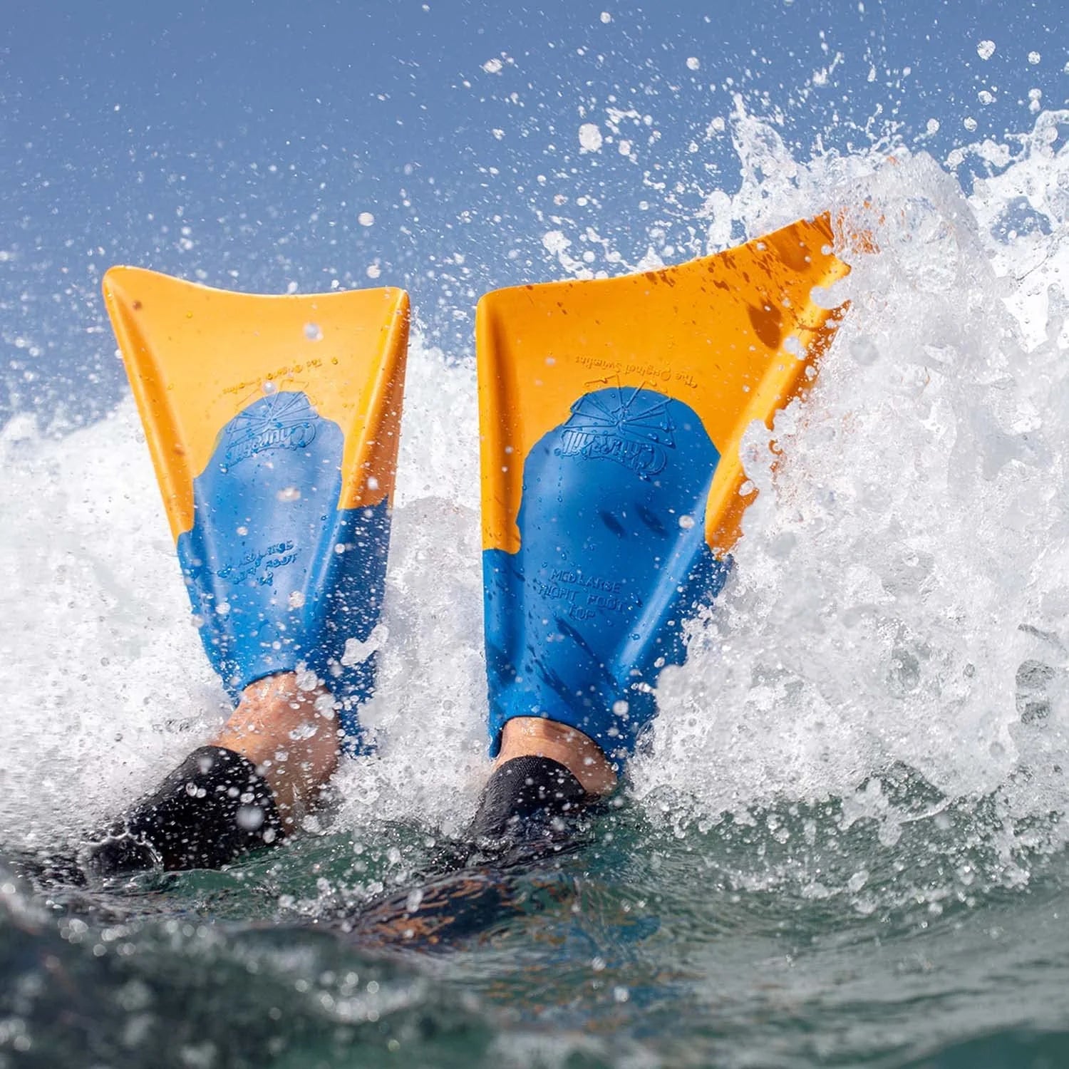 Floating Swimfins Made Of 100% Natural Gum Rubber X926242