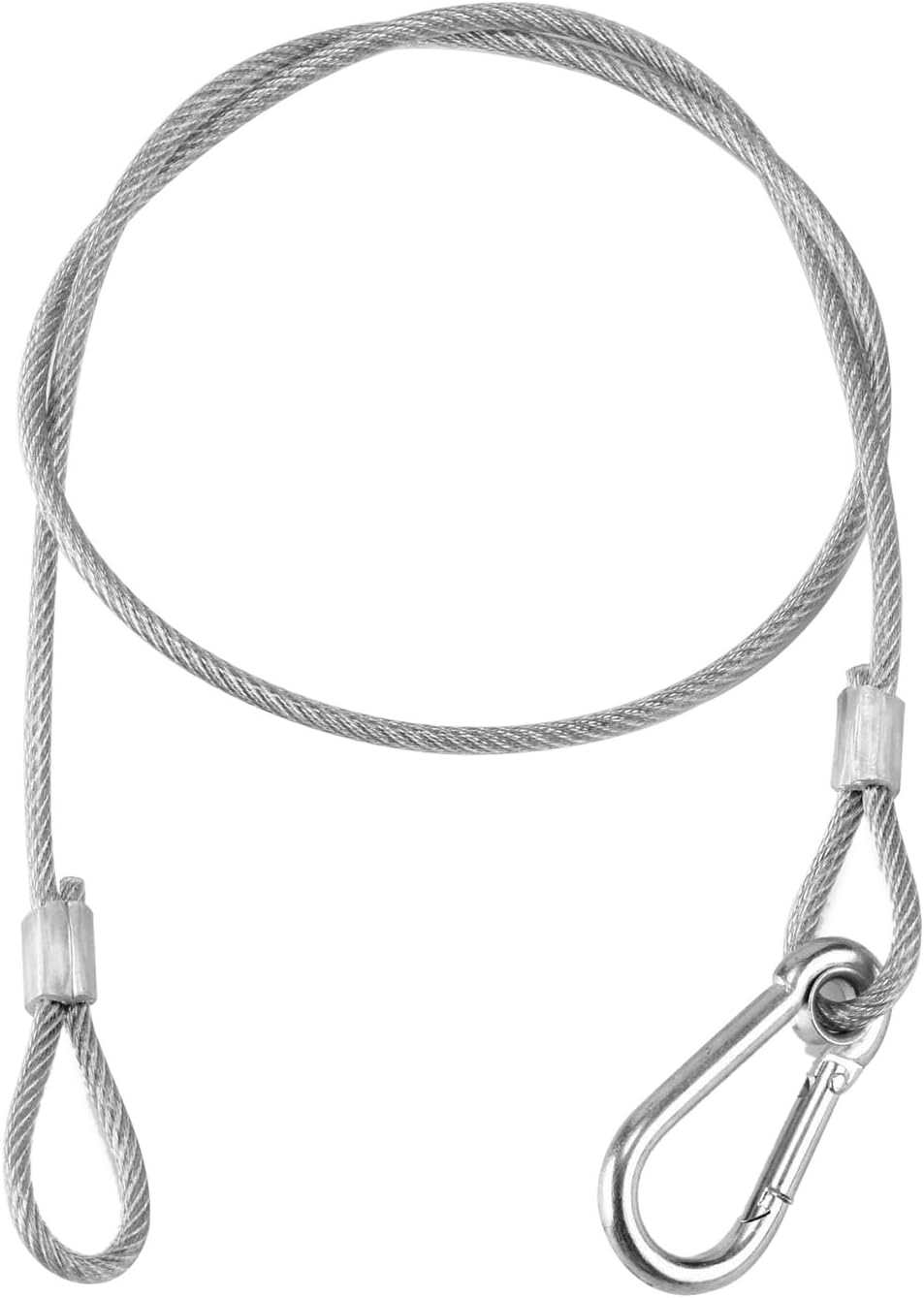 Stage Lights Safety Cables 33'' Stainless Steel Security Rope, Pack of 10 N993
