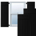 Black Composite Board-n-Batten Shutters (Per Pair) Y581913