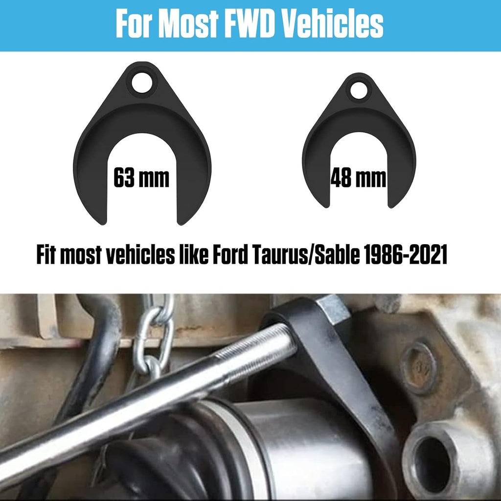 Heavy Duty Inner CV Axle Removal Tool with Slide Hammer Puller Set U572476