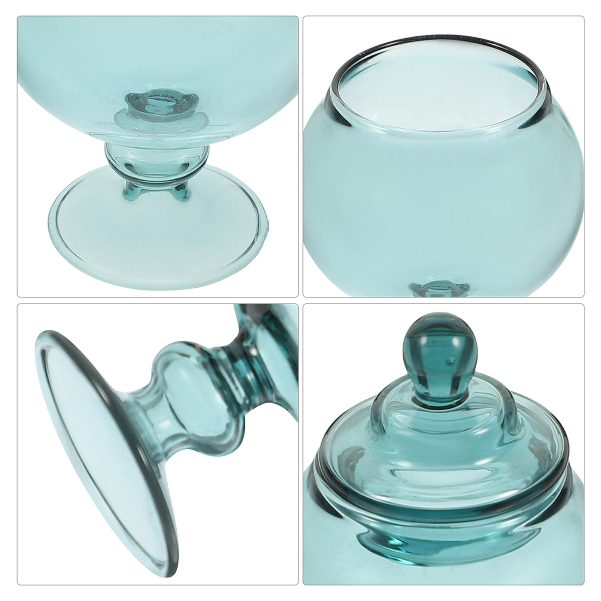 Miniature Glass Cookie Jar Dollhouse Decor P20022