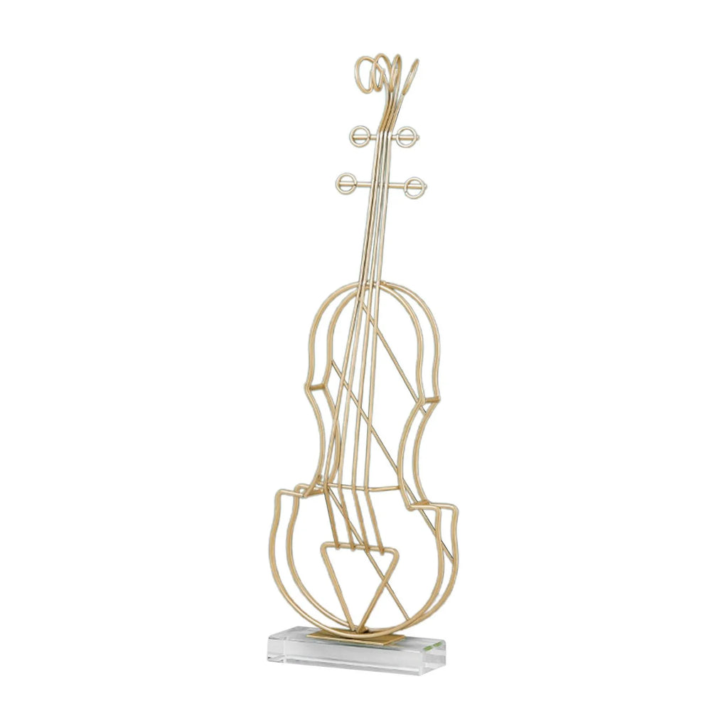 Large Size Metal Violin Statue X21214