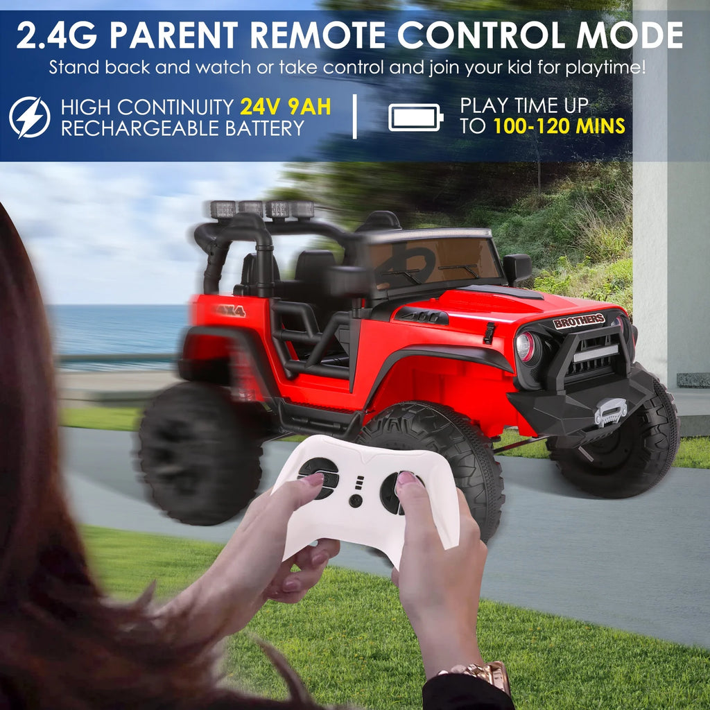24V Kids Ride on Truck 2 Seater Powered Ride on Toy Car G219090