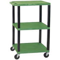 Plastic Utility Cart with Platform Shelves L372627