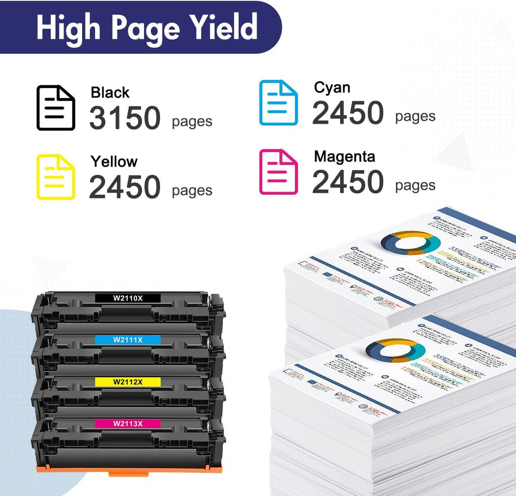 4-Pack Black Cyan Yellow Magenta Toner Cartridge M5162